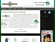 Tablet Screenshot of lunkah-huntah.com